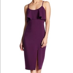 Likely Dionne Dress in Eggplant color 4